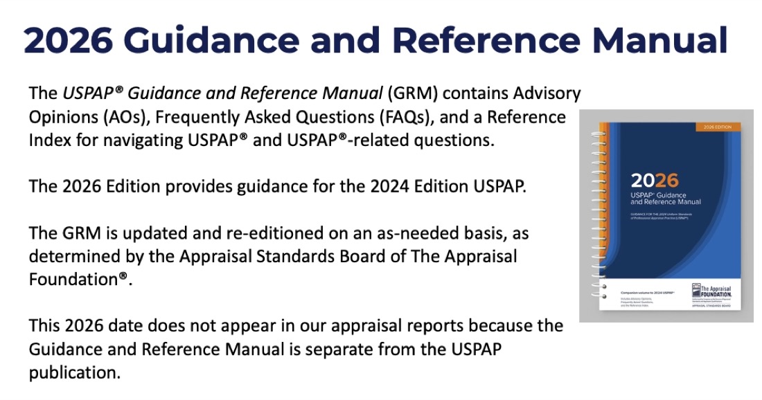 USPAP 2026 reference chart 2