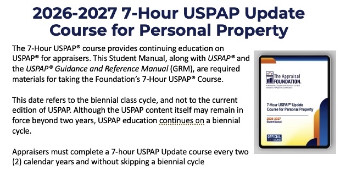 USPAP 2026 reference chart 3